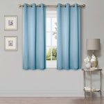 Solid Machine Washable Room Darkening Blackout Curtain 42 Inches - Blackout Curtains by Superior