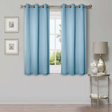 Solid Machine Washable Room Darkening Blackout Curtain 42 Inches - Blackout Curtains by Superior