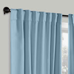 Solid Room Darkening Blackout Curtain Panels, Back Tabs, Set of 2 - Blackout Curtains by Superior
