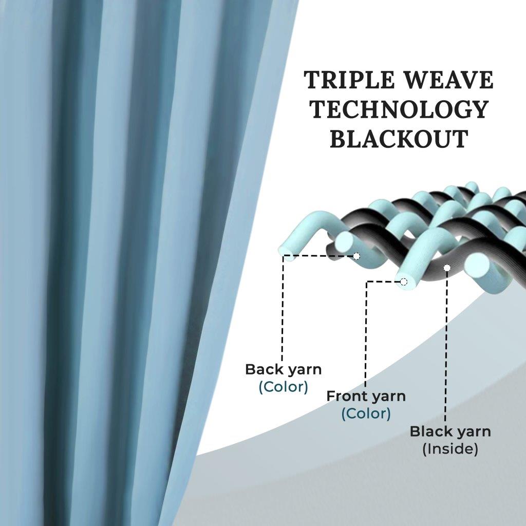 Solid Machine Washable Room Darkening Blackout Curtain 42 Inches - Blackout Curtains by Superior