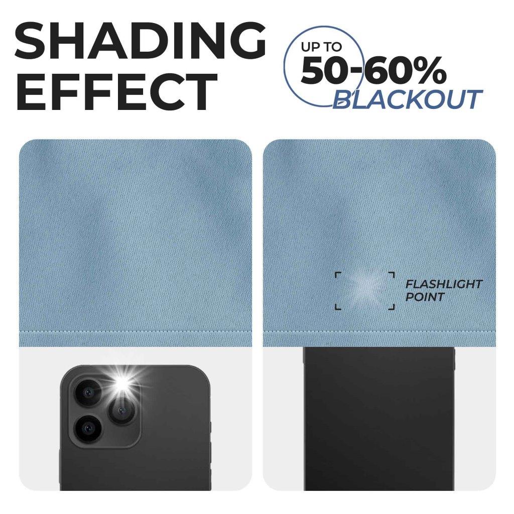 Solid Machine Washable Room Darkening Blackout Curtain 42 Inches - Blackout Curtains by Superior