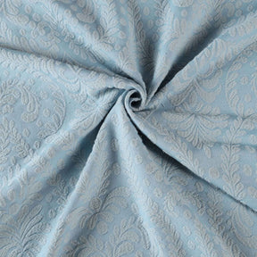 Aspen Cotton Blend Jacquard Floral Scalloped Edge Bedspread Set - LightBlue