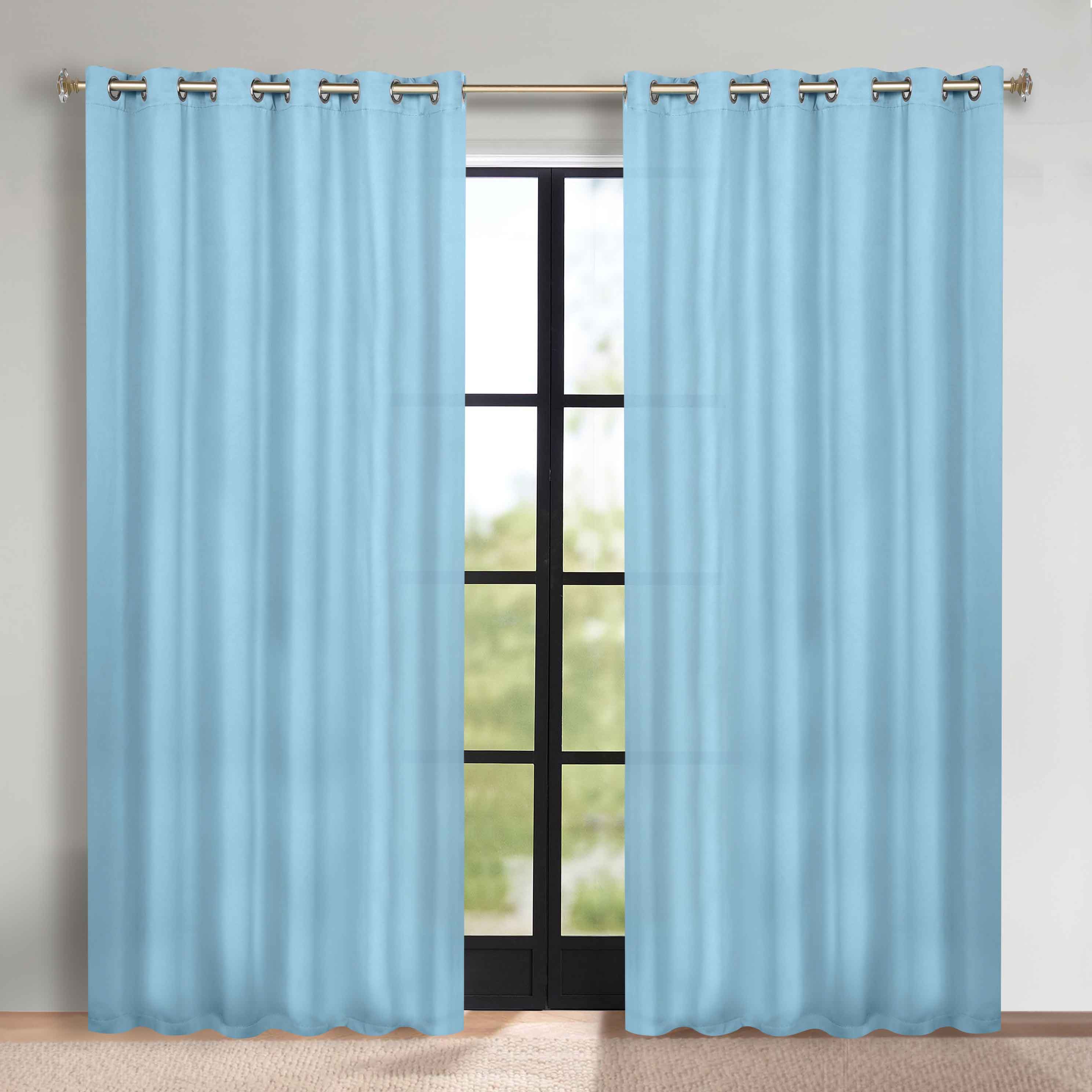 Classic Modern Solid Room Darkening Blackout Curtain Panels, Set of 2 - Blackout Curtains by Superior