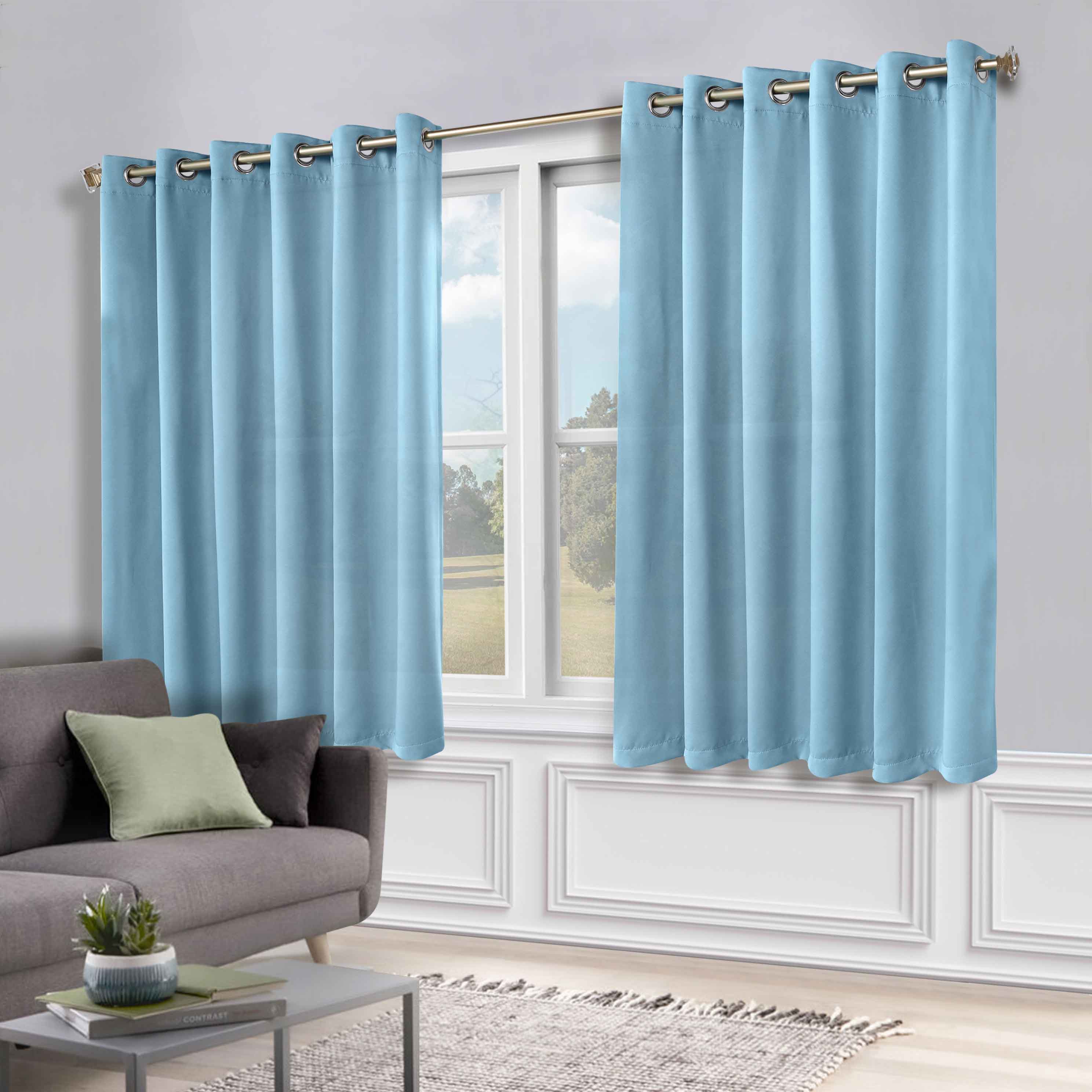 Classic Modern Solid Room Darkening Blackout Curtain Panels, Set of 2 - Blackout Curtains by Superior