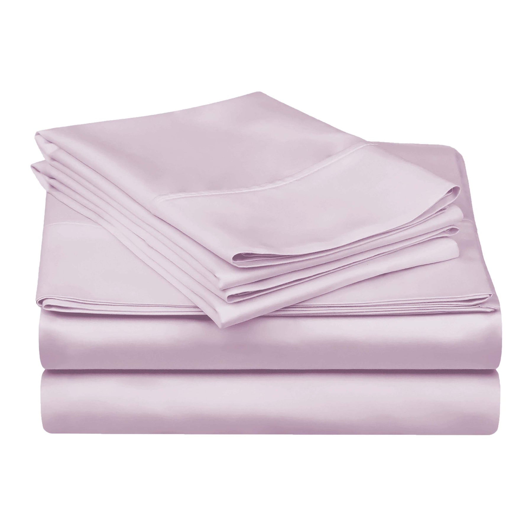 Superior Egyptian Cotton 300 Thread Count Solid Deep Pocket Bed Sheet Set - Lilac