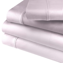 400 Thread Count Egyptian Cotton Solid Deep Pocket Sheet Set - Lilac