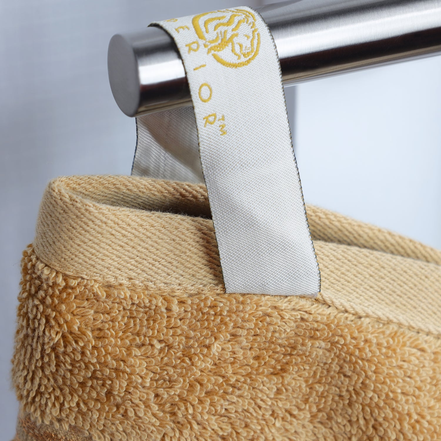 Egyptian Cotton Highly Absorbent Solid 4-Piece Ultra Soft Bath Towel Set - Gold