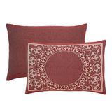 Lightweight Cotton Bedspread Set 3-Piece Lyron Floral Scroll Jacquard