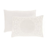 Lightweight Cotton Bedspread Set 3-Piece Lyron Floral Scroll Jacquard