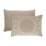 Lightweight Cotton Bedspread Set 3-Piece Lyron Floral Scroll Jacquard