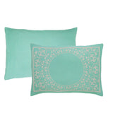 Lightweight Cotton Bedspread Set 3-Piece Lyron Floral Scroll Jacquard