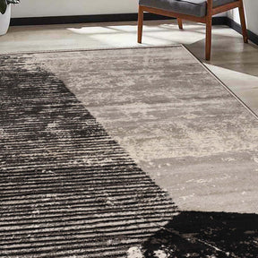 Superior Mabel Abstract Contemporary Indoor Area Rug or Runner - Grey