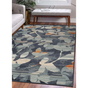 Superior Mahonia Leaf and Vine Indoor Area Rug or Runner