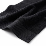 Marble and Solid Jacquard Cotton Hand Towel Set - 6 Piece