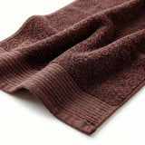 Marble and Solid Jacquard Cotton Hand Towel Set - 6 Piece
