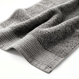 Marble and Solid Jacquard Cotton Hand Towel Set - 6 Piece