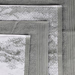 Cotton Marble and Solid Quick Dry 10 Piece Assorted Bathroom Towel Set - Towel Set by Superior