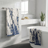 Marble Velour Oversized Cotton Bath Sheets – 2 Piece Set