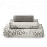 Marble Assorted Cotton Towel Set - 3 Piece