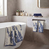Marble Jacquard with Solid Assorted Cotton Towel Set - 6 Piece