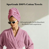Miami 100% Cotton 6-Piece Towel Set - Lightweight & Quick-Drying