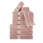 Madison Egyptian Cotton Plush Heavyweight 9 Piece Towel Set - Egyptian Cotton Towel Set by Superior Brand