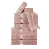 Madison Egyptian Cotton Plush Heavyweight 9 Piece Towel Set - Egyptian Cotton Towel Set by Superior Brand