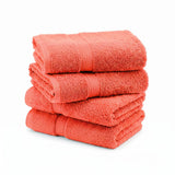Madeline Egyptian Cotton Hand Towels 4-Piece Plush Set