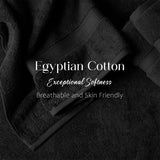Madison Egyptian Cotton Plush Thick Absorbent Bath Towel Set of 2
