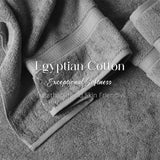Madeline Egyptian Cotton Hand Towels 4-Piece Plush Set