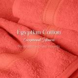 Madeline Egyptian Cotton Hand Towels 4-Piece Plush Set