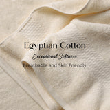 Madeline Egyptian Cotton Hand Towels 4-Piece Plush Set