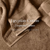 Egyptian Cotton Madison Plush Towel Set 3 Piece - Egyptian Cotton Towel Set by Superior Brand