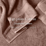 Madeline Egyptian Cotton Hand Towels 4-Piece Plush Set