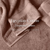 Madison Egyptian Cotton Plush Heavyweight 6 Piece Towel Set