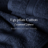 Madeline Egyptian Cotton Hand Towels 4-Piece Plush Set