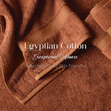 Madeline Egyptian Cotton Hand Towels 4-Piece Plush Set