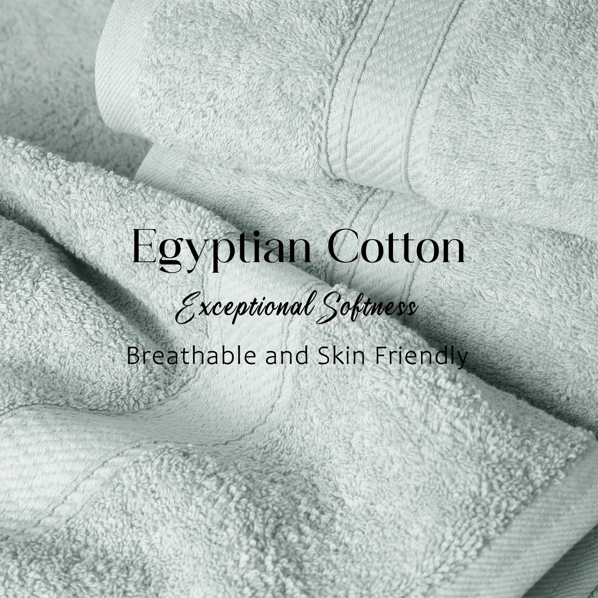 Egyptian Cotton Madison Plush Towel Set 3 Piece - Egyptian Cotton Towel Set by Superior Brand