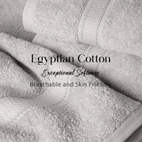 Madeline Egyptian Cotton Hand Towels 4-Piece Plush Set