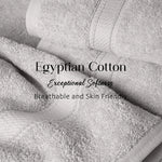 Egyptian Cotton Madison Plush Towel Set 3 Piece - Egyptian Cotton Towel Set by Superior Brand
