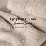 Egyptian Cotton Madison Plush Towel Set 3 Piece - Egyptian Cotton Towel Set by Superior Brand