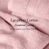 Egyptian Cotton Madison Plush Towel Set 3 Piece - Egyptian Cotton Towel Set by Superior Brand