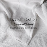 Egyptian Cotton Madison Plush Towel Set 3 Piece - Egyptian Cotton Towel Set by Superior Brand