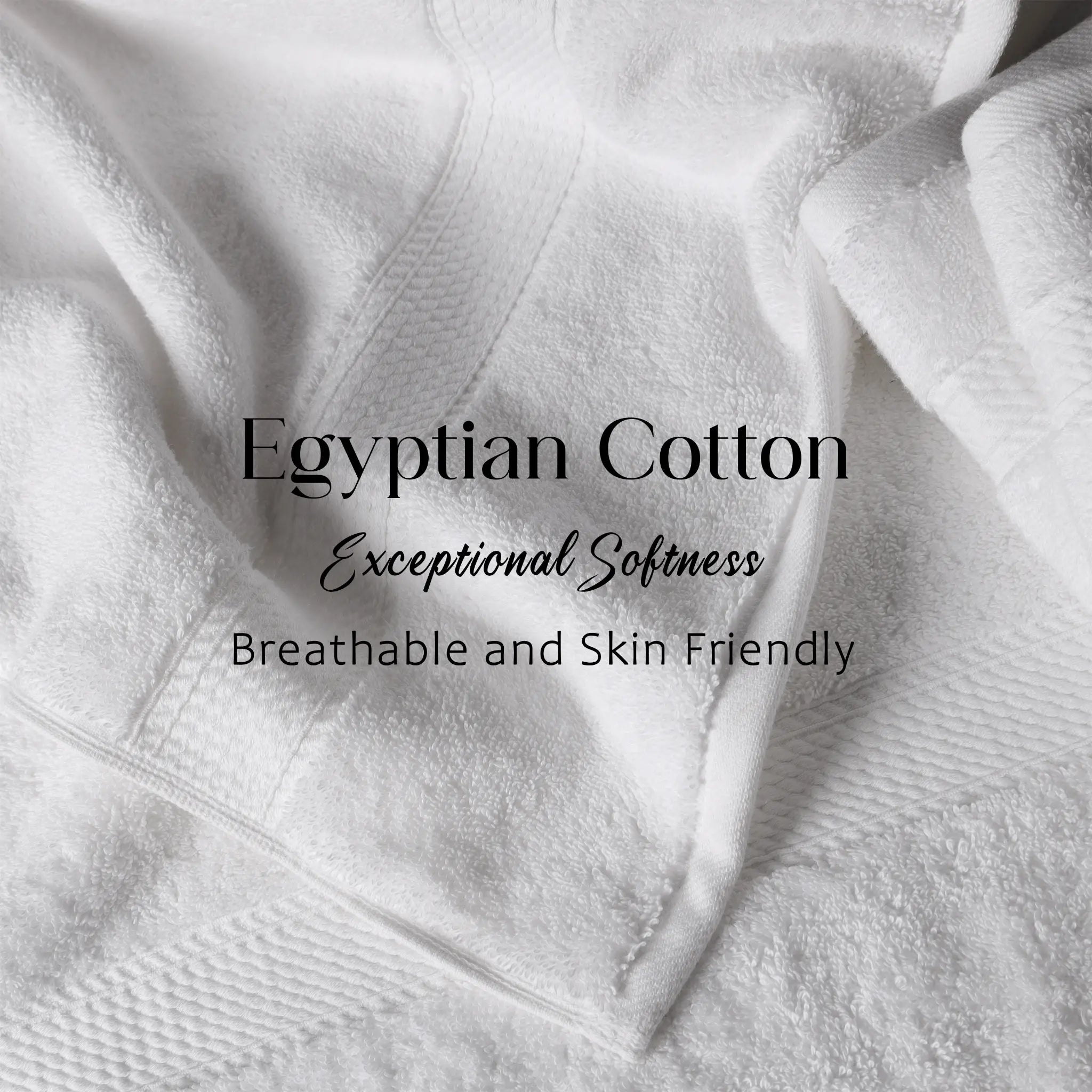 Egyptian Cotton Madison Plush Towel Set 3 Piece - Egyptian Cotton Towel Set by Superior Brand