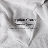 Madison Egyptian Cotton Plush Thick Absorbent Bath Towel Set of 2