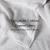 Madeline Egyptian Cotton Hand Towels 4-Piece Plush Set