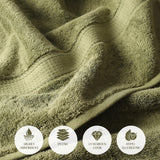 Madison Egyptian Cotton Plush Thick Absorbent Bath Towel Set of 2