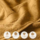 Madison Egyptian Cotton Plush Thick Absorbent Bath Towel Set of 2