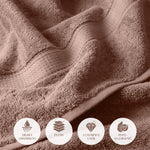 Egyptian Cotton Madison Plush Towel Set 3 Piece - Egyptian Cotton Towel Set by Superior Brand