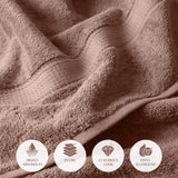 Egyptian Cotton Madison Plush Towel Set 3 Piece - Egyptian Cotton Towel Set by Superior Brand